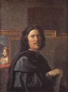 Nicolas Poussin Self-Portrait painting